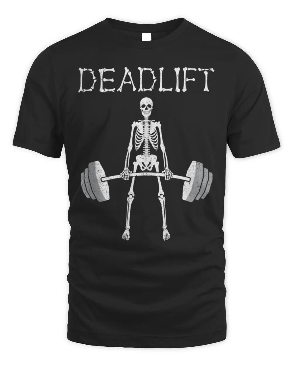 Deadlift Skeleton Gym Bones T-Shirt