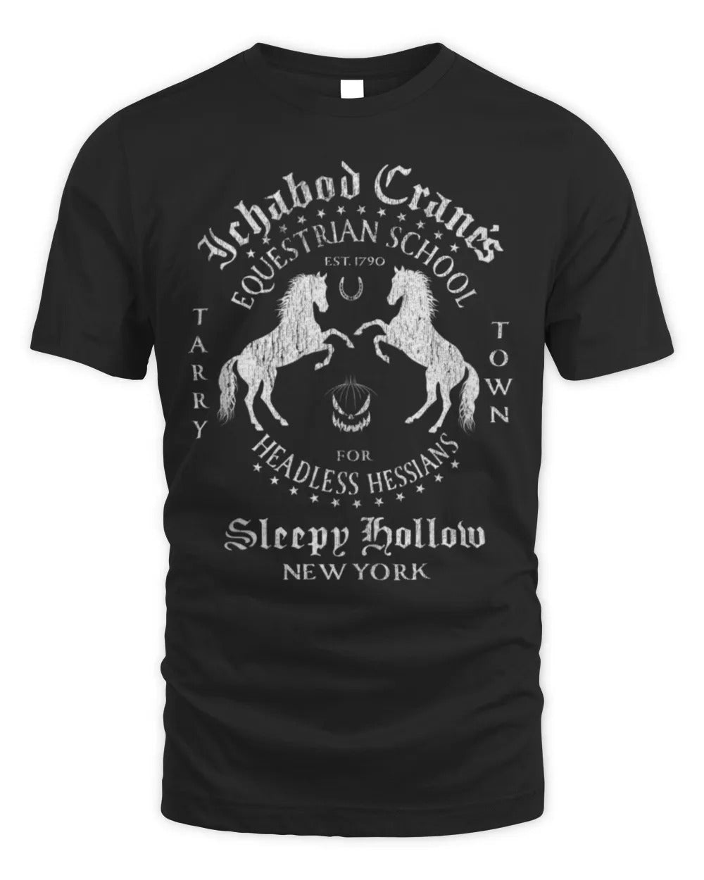 Ichabod Crane Equestrian School Sleepy Hollow T-Shirt