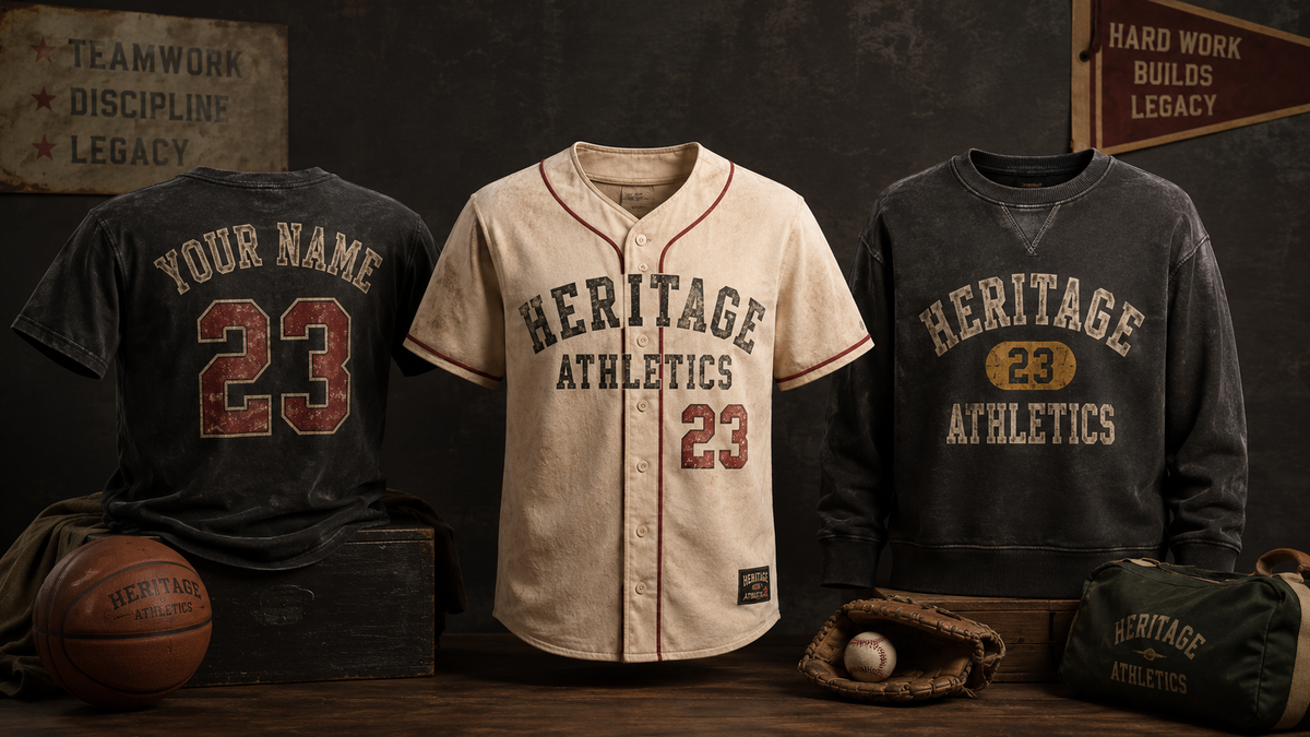 What Is Vintage-Inspired Personalized Sports Apparel?