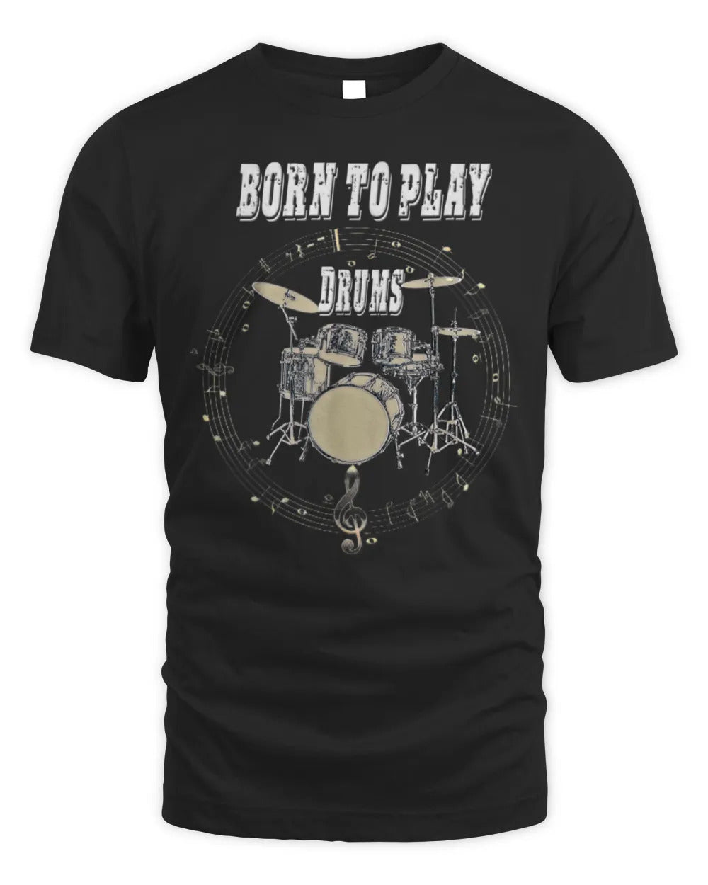 Drummer Born To Play Drums T-Shirt