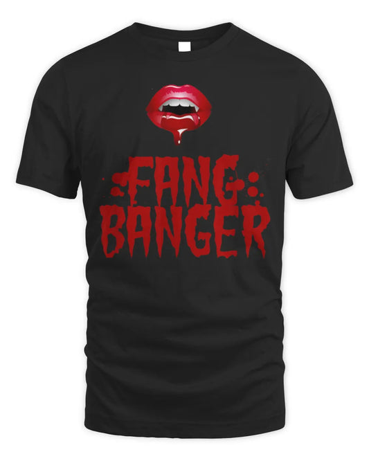 Fang Banger Dating a Vampire Halloween T-Shirt