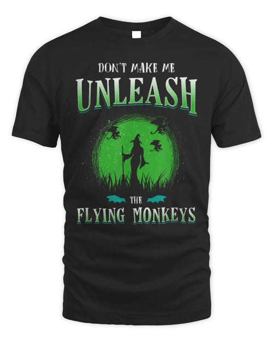 Funny Witch Flying Monkeys Witches Mom Gift Halloween Shirt