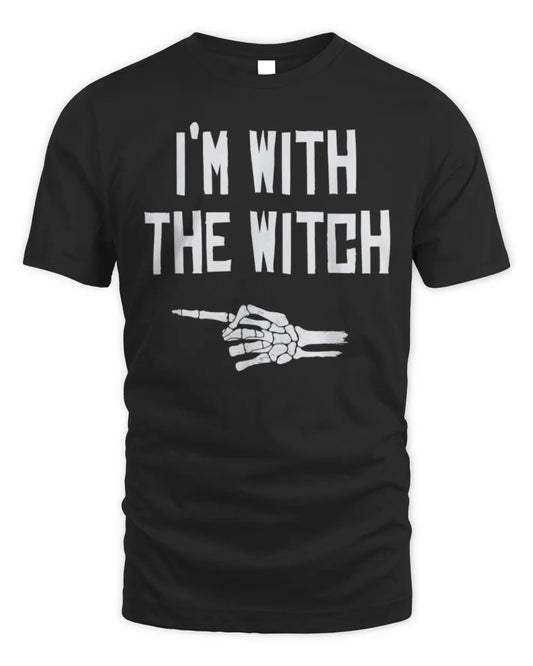 I'm with the Witch Funny Halloween T-Shirt