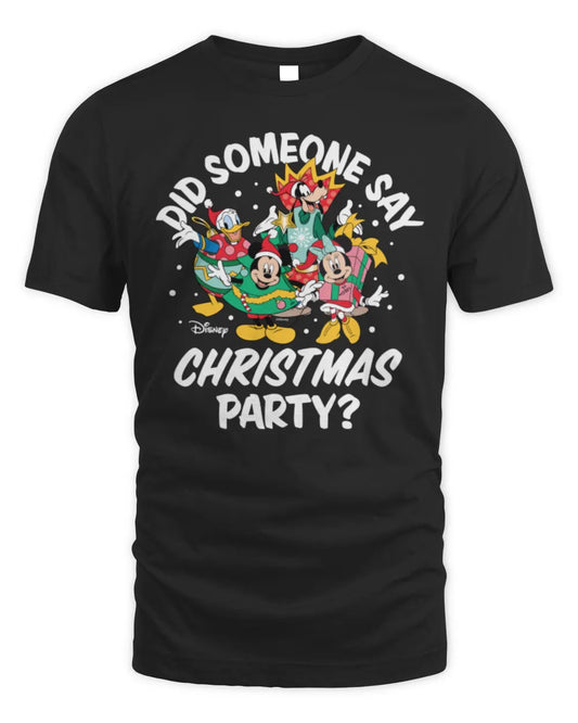 Mickey Minnie Donald Goofy Christmas Party T-Shirt
