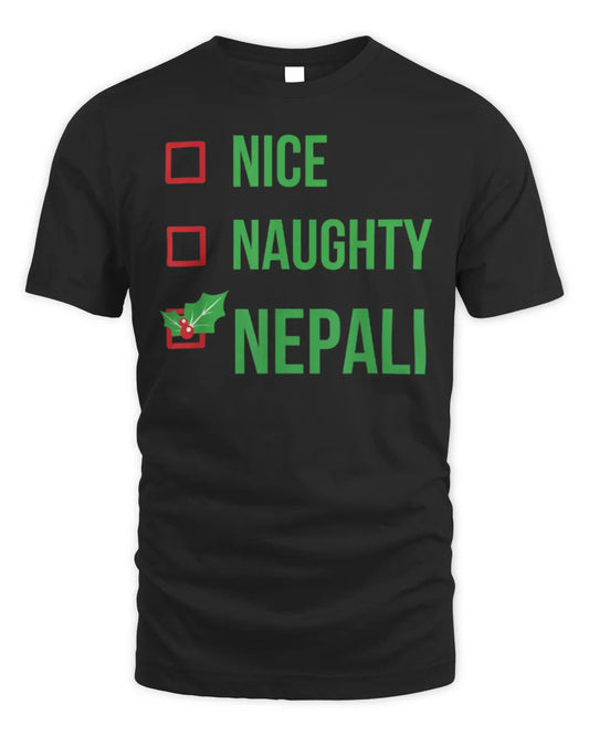 Nepali Funny Nepal Pajama Christmas Gift T-Shirt