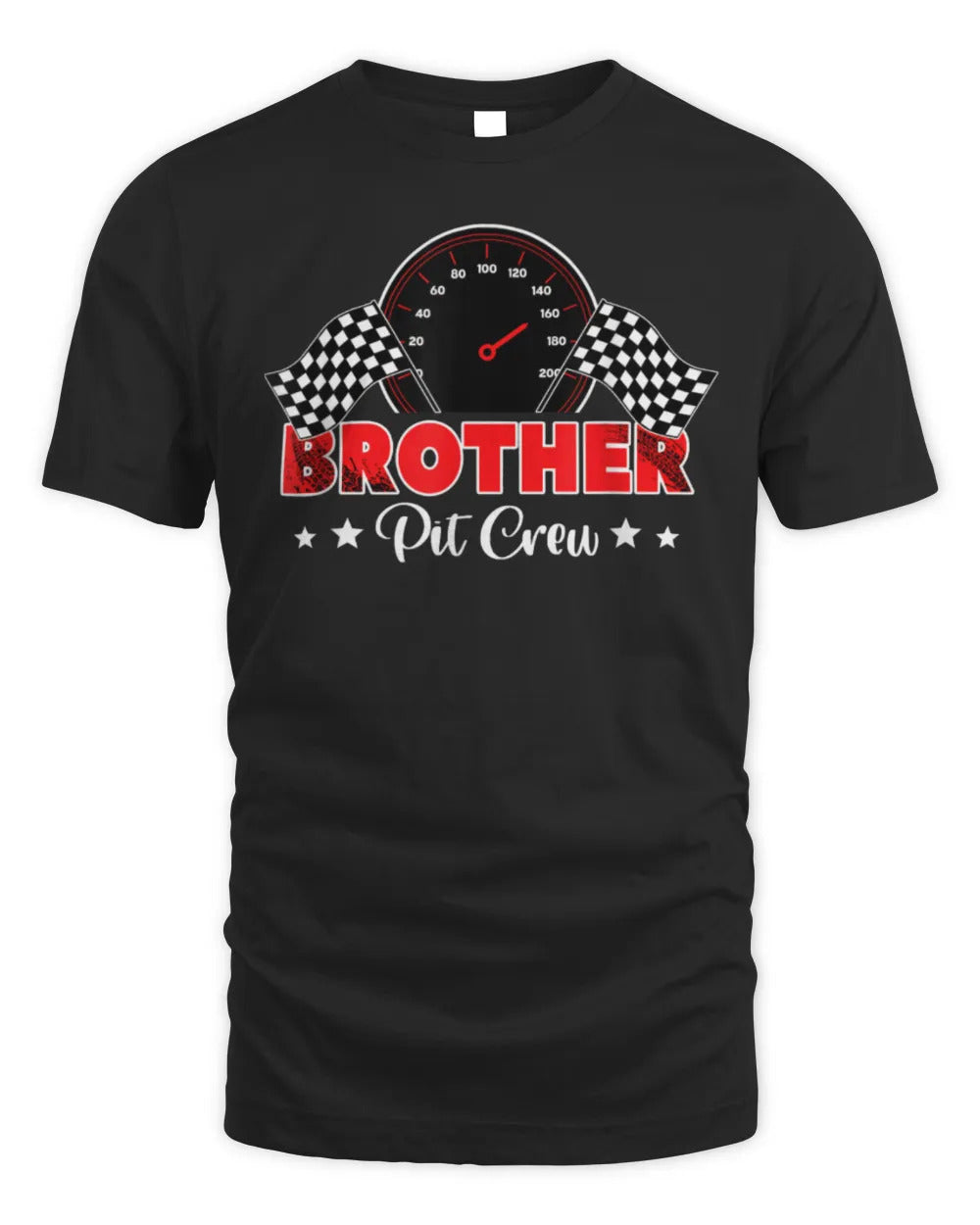 Race Car Racing Family Brother Pit Crew Birthday Party Gift T-Shirt