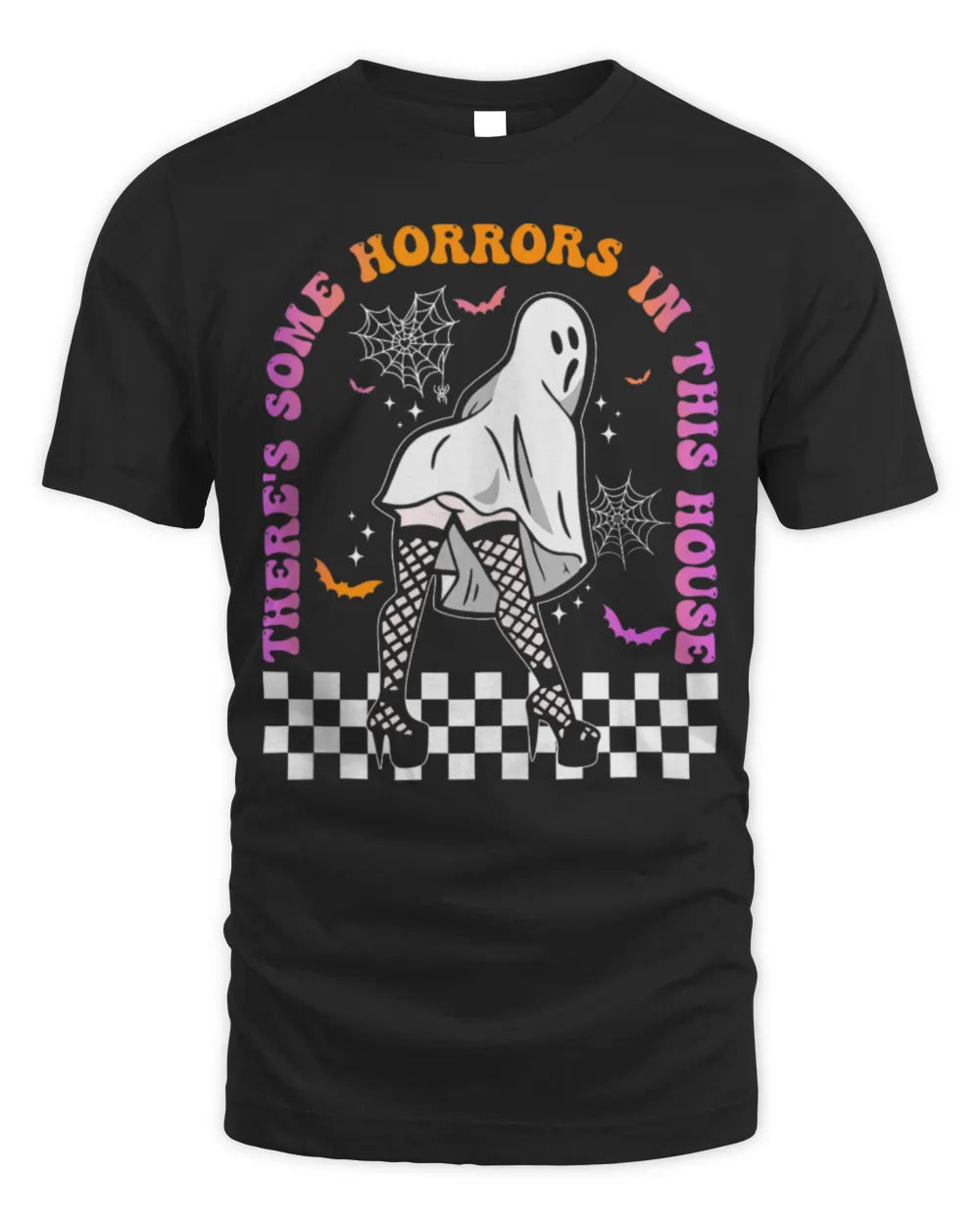 There's Some Horrors In This House Funny Halloween T-Shirt