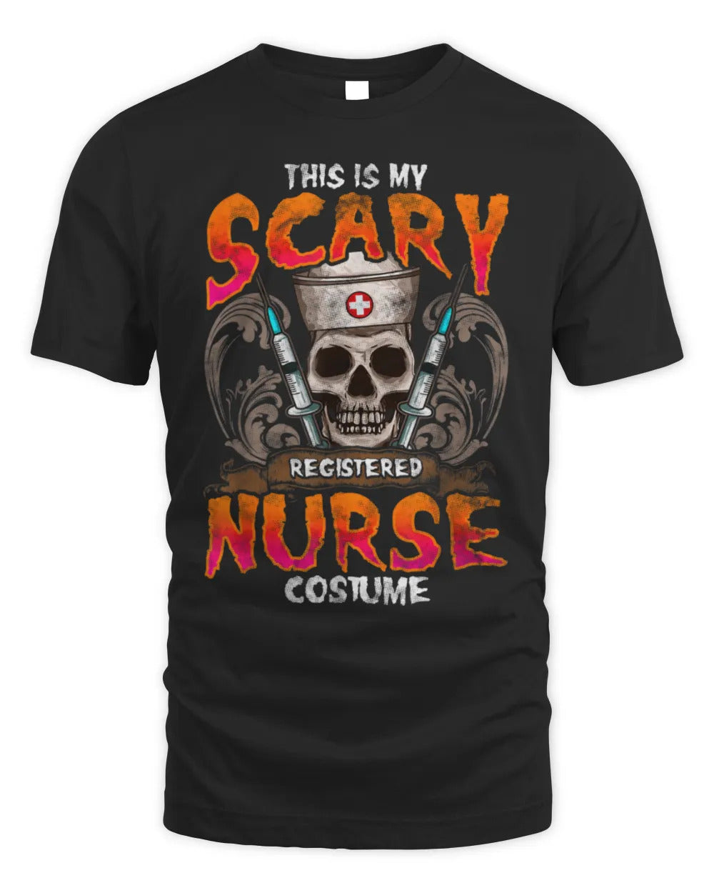 This Is My Scary Registered Nurse Costume Halloween T-Shirt